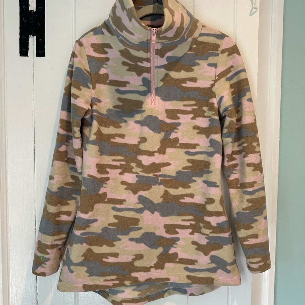 Camo Dudley Stephen fleece Prospect Pullover sz small